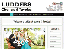 Tablet Screenshot of ludderscleaners.com
